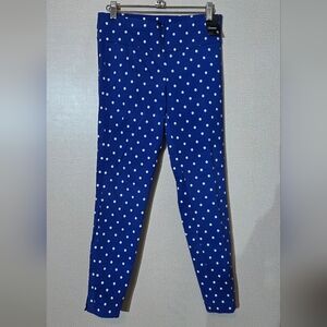Stylish Blue Polka Dot Women's Leggings